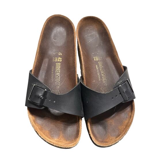 Birkenstock, Unisex Black 
Madrid, Sandals Size 42 9-9.5 main image 4